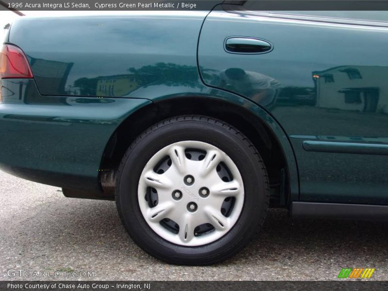 Cypress Green Pearl Metallic / Beige 1996 Acura Integra LS Sedan