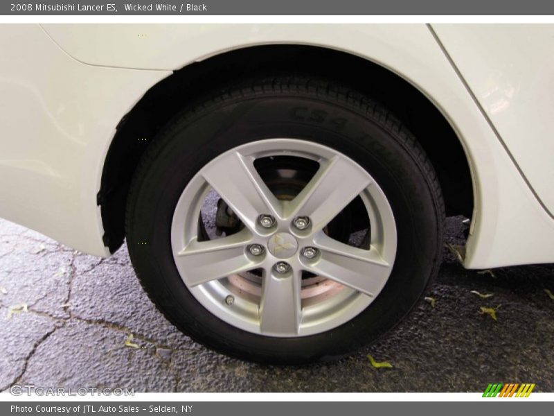 Wicked White / Black 2008 Mitsubishi Lancer ES