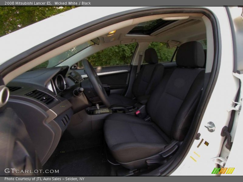 Wicked White / Black 2008 Mitsubishi Lancer ES