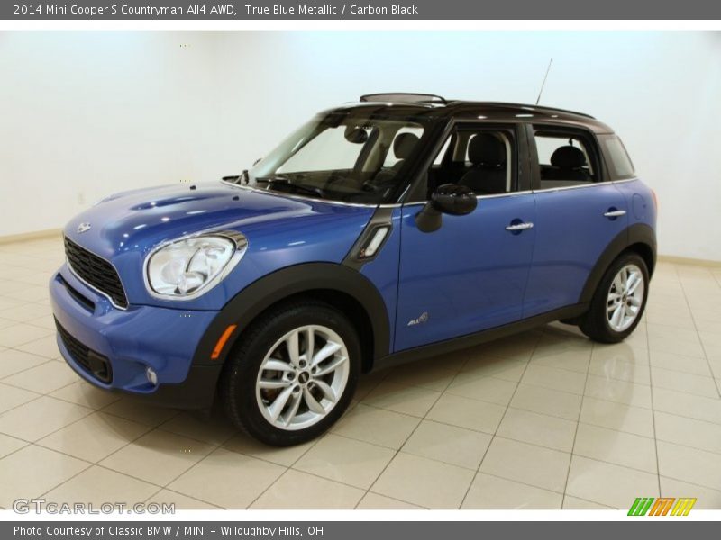 True Blue Metallic / Carbon Black 2014 Mini Cooper S Countryman All4 AWD