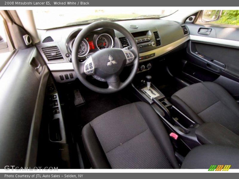  2008 Lancer ES Black Interior