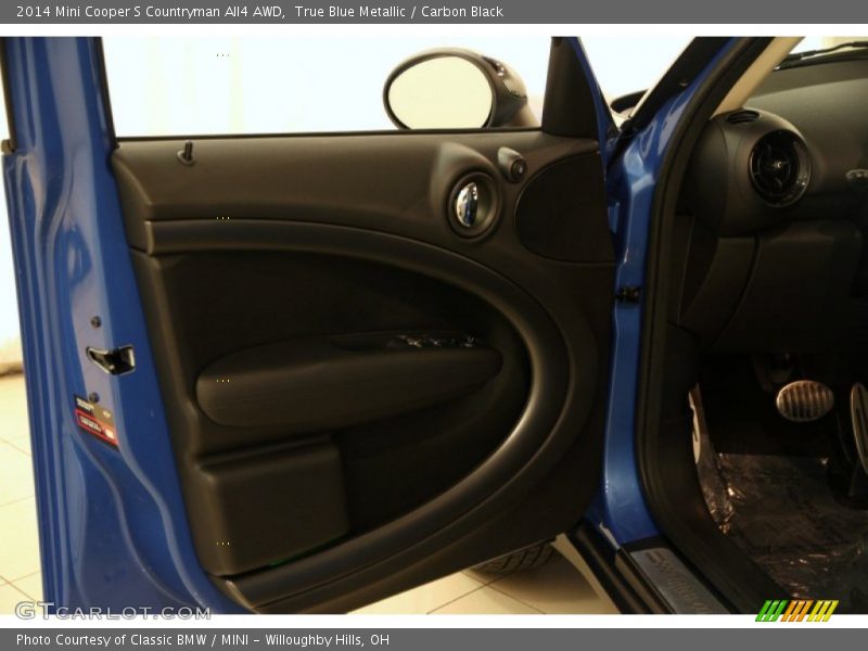 True Blue Metallic / Carbon Black 2014 Mini Cooper S Countryman All4 AWD