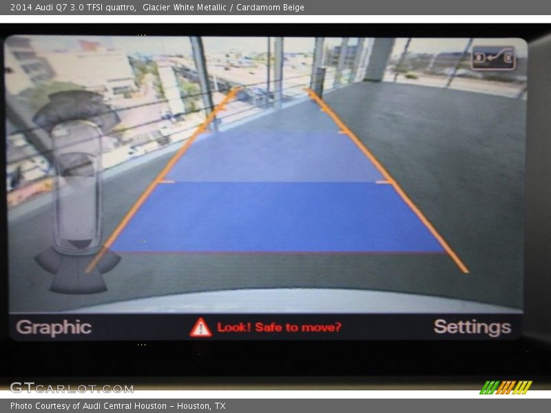Glacier White Metallic / Cardamom Beige 2014 Audi Q7 3.0 TFSI quattro