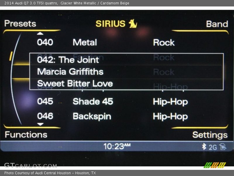 Glacier White Metallic / Cardamom Beige 2014 Audi Q7 3.0 TFSI quattro