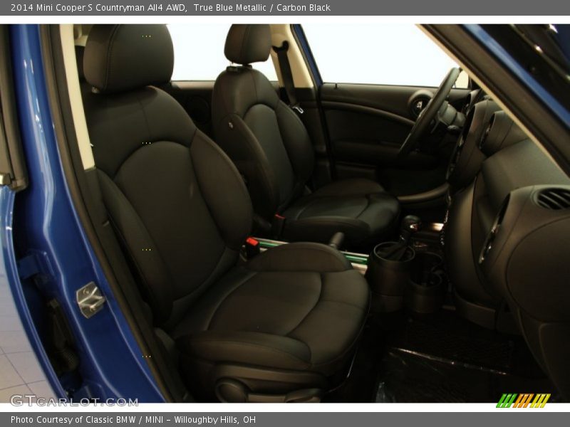 True Blue Metallic / Carbon Black 2014 Mini Cooper S Countryman All4 AWD