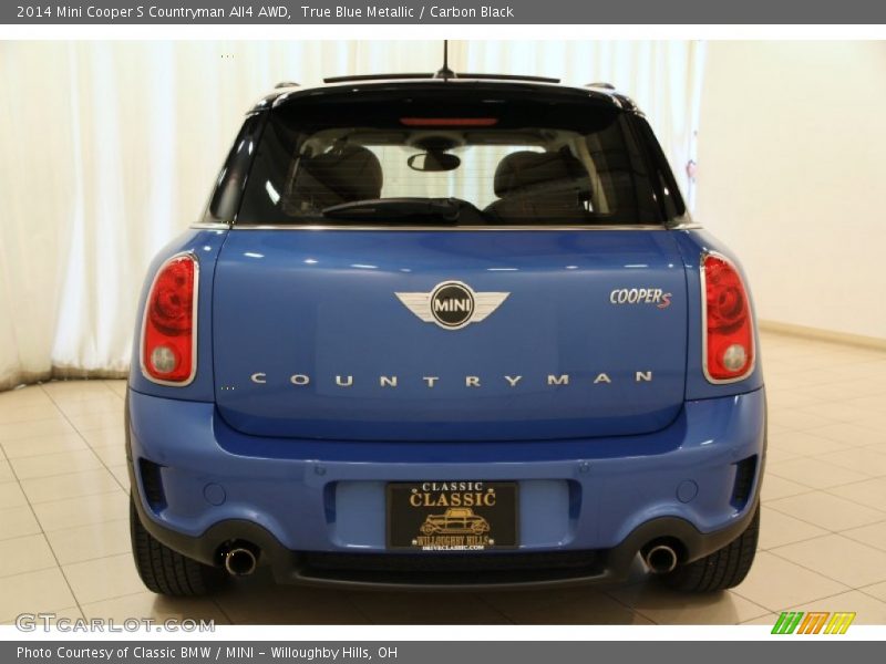 True Blue Metallic / Carbon Black 2014 Mini Cooper S Countryman All4 AWD