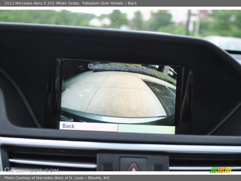Palladium Silver Metallic / Black 2011 Mercedes-Benz E 350 4Matic Sedan