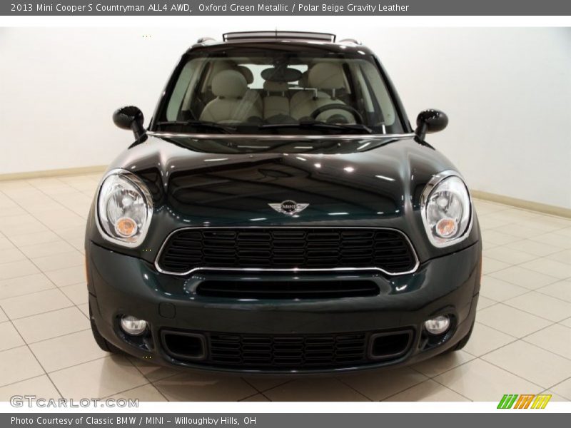 Oxford Green Metallic / Polar Beige Gravity Leather 2013 Mini Cooper S Countryman ALL4 AWD