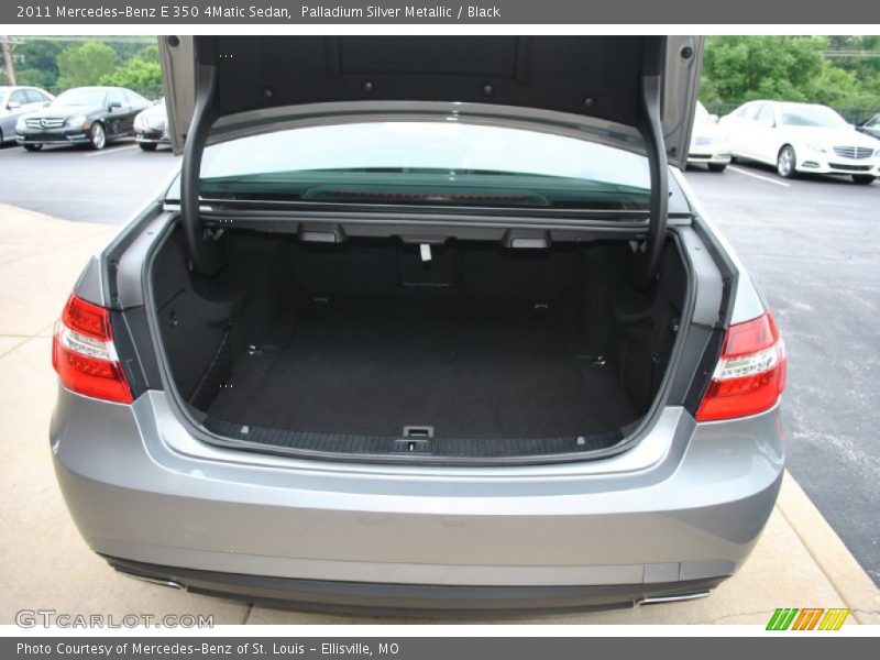 Palladium Silver Metallic / Black 2011 Mercedes-Benz E 350 4Matic Sedan