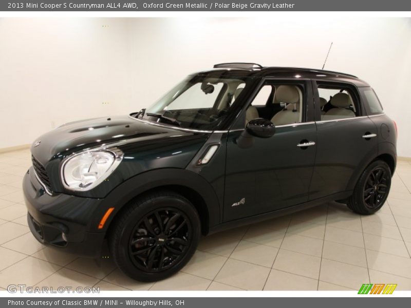 Oxford Green Metallic / Polar Beige Gravity Leather 2013 Mini Cooper S Countryman ALL4 AWD