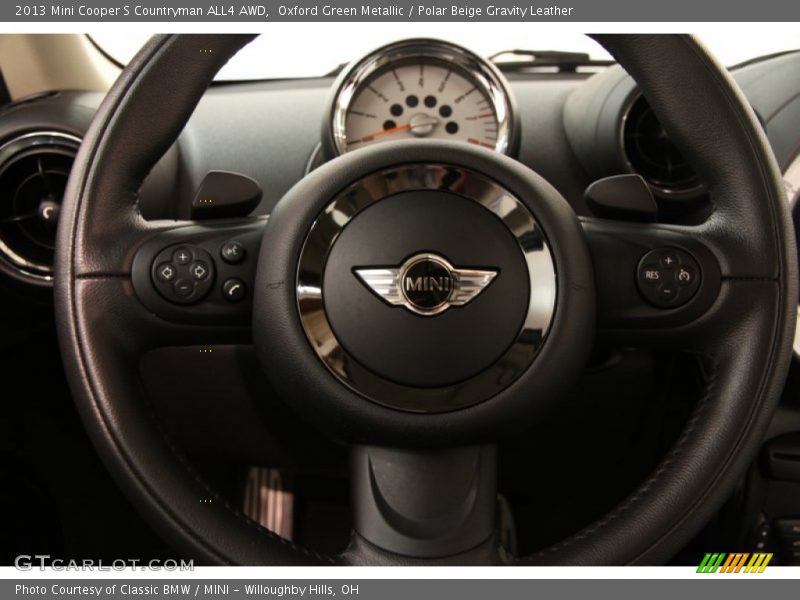 Oxford Green Metallic / Polar Beige Gravity Leather 2013 Mini Cooper S Countryman ALL4 AWD
