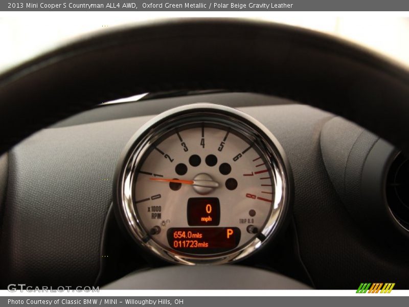 Oxford Green Metallic / Polar Beige Gravity Leather 2013 Mini Cooper S Countryman ALL4 AWD