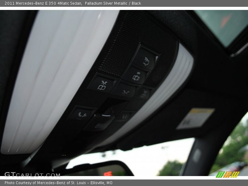 Palladium Silver Metallic / Black 2011 Mercedes-Benz E 350 4Matic Sedan