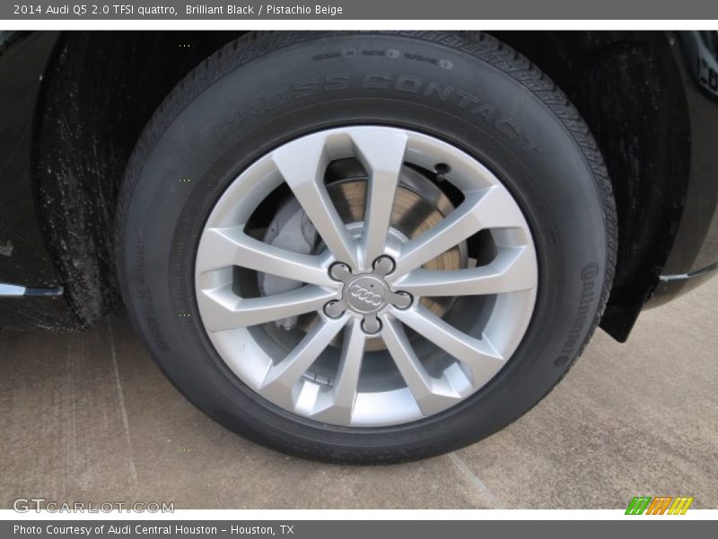 Brilliant Black / Pistachio Beige 2014 Audi Q5 2.0 TFSI quattro