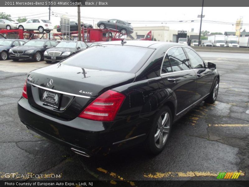 Black / Black 2011 Mercedes-Benz S 550 4Matic Sedan
