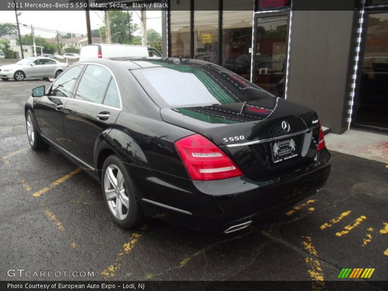 Black / Black 2011 Mercedes-Benz S 550 4Matic Sedan