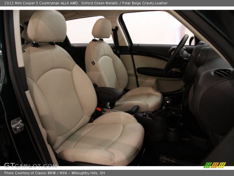Oxford Green Metallic / Polar Beige Gravity Leather 2013 Mini Cooper S Countryman ALL4 AWD