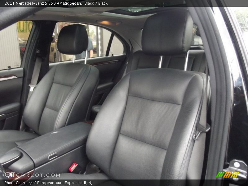 Black / Black 2011 Mercedes-Benz S 550 4Matic Sedan