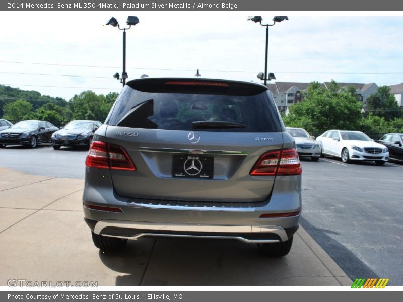 Paladium Silver Metallic / Almond Beige 2014 Mercedes-Benz ML 350 4Matic