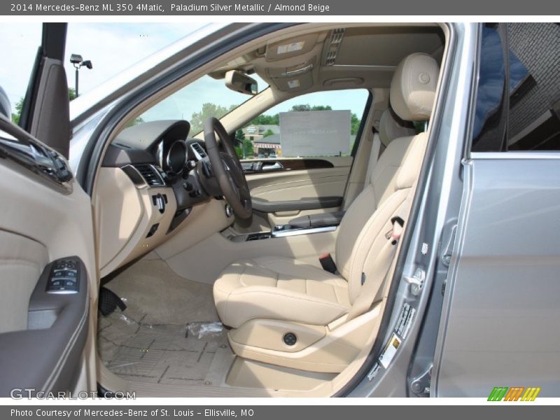 Paladium Silver Metallic / Almond Beige 2014 Mercedes-Benz ML 350 4Matic