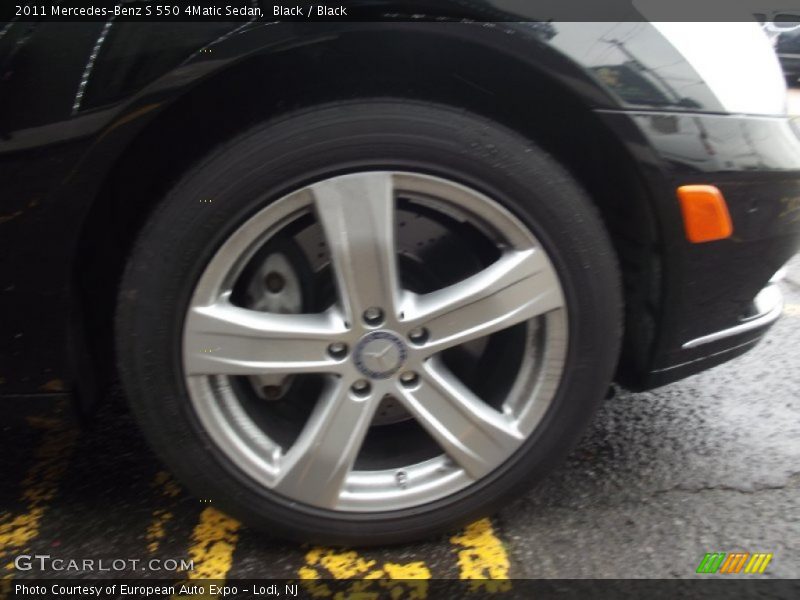 Black / Black 2011 Mercedes-Benz S 550 4Matic Sedan