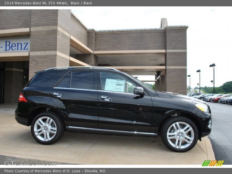 Black / Black 2014 Mercedes-Benz ML 350 4Matic