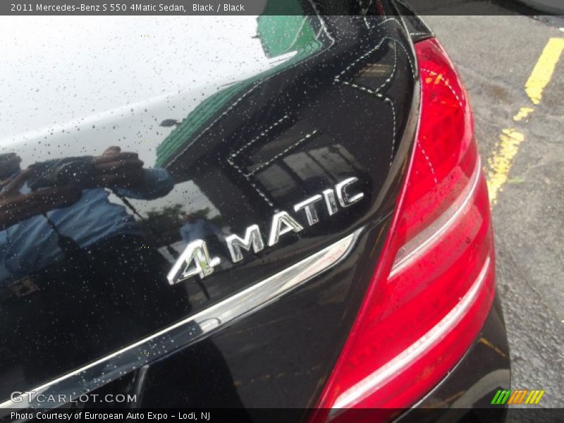 Black / Black 2011 Mercedes-Benz S 550 4Matic Sedan