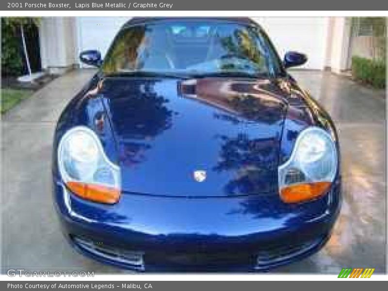Lapis Blue Metallic / Graphite Grey 2001 Porsche Boxster