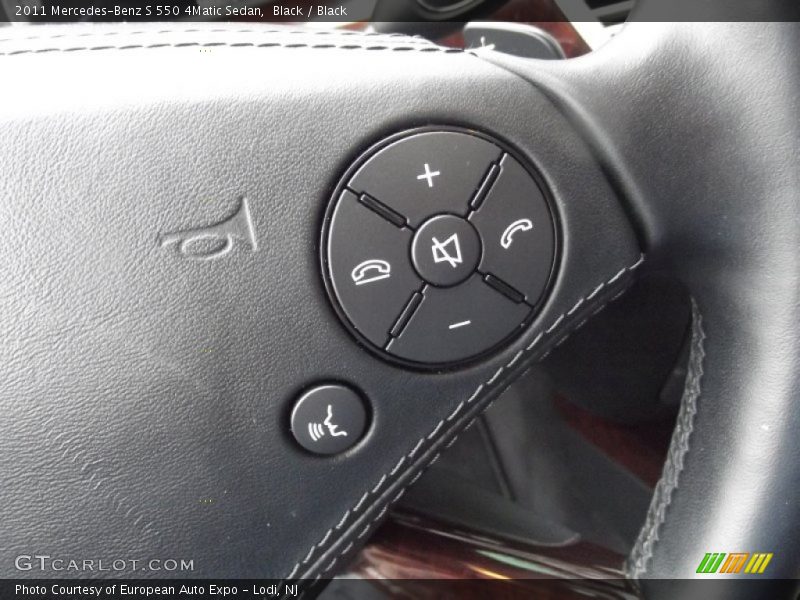 Black / Black 2011 Mercedes-Benz S 550 4Matic Sedan