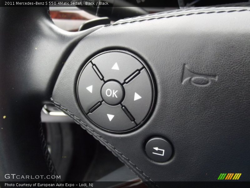 Black / Black 2011 Mercedes-Benz S 550 4Matic Sedan
