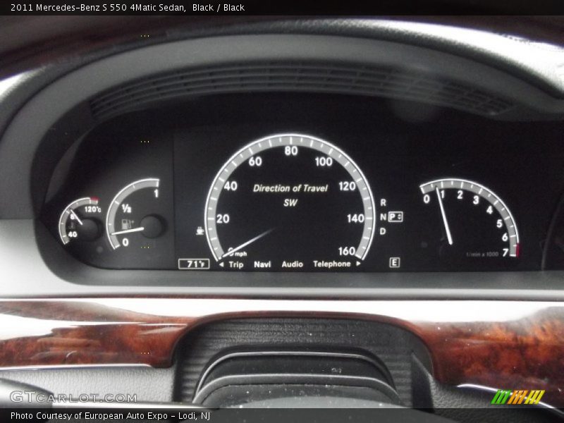 Black / Black 2011 Mercedes-Benz S 550 4Matic Sedan