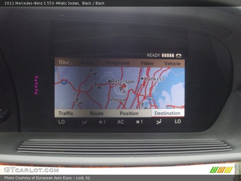 Black / Black 2011 Mercedes-Benz S 550 4Matic Sedan