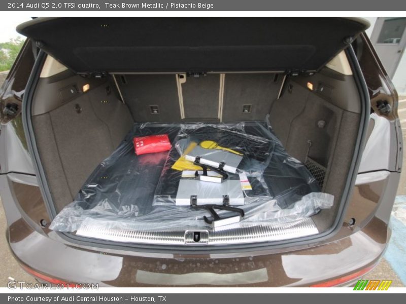 Teak Brown Metallic / Pistachio Beige 2014 Audi Q5 2.0 TFSI quattro