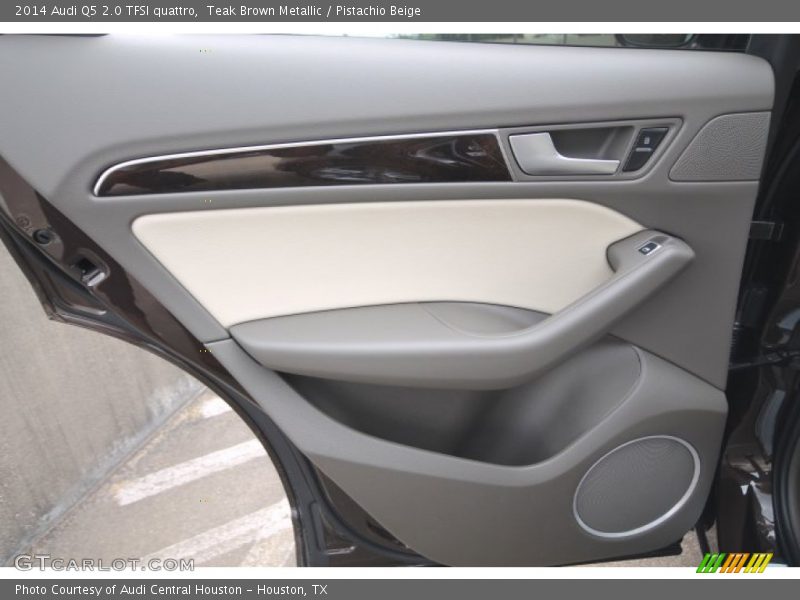 Teak Brown Metallic / Pistachio Beige 2014 Audi Q5 2.0 TFSI quattro