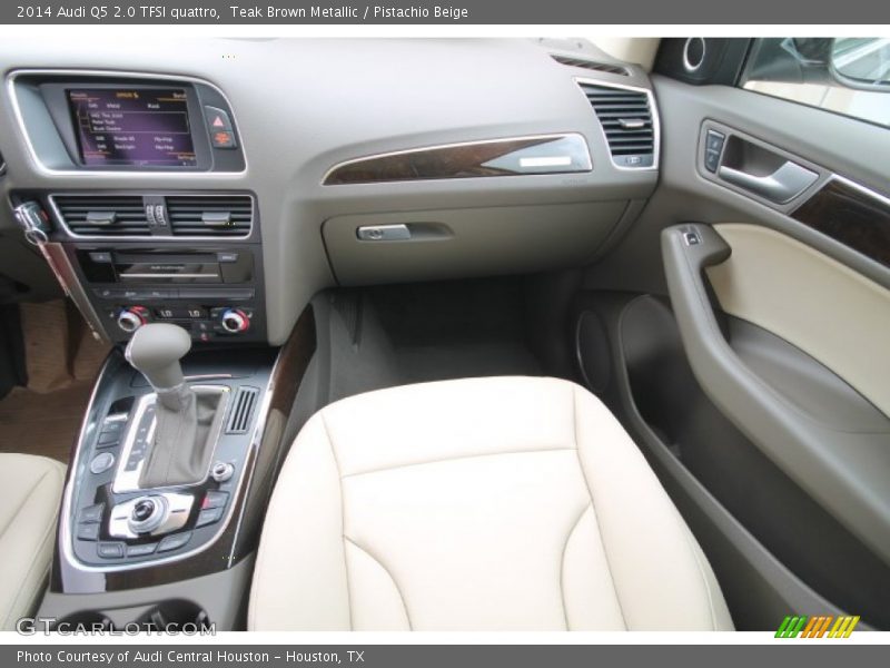 Teak Brown Metallic / Pistachio Beige 2014 Audi Q5 2.0 TFSI quattro