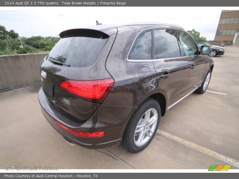 Teak Brown Metallic / Pistachio Beige 2014 Audi Q5 2.0 TFSI quattro