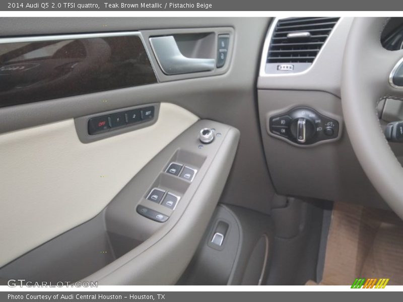 Teak Brown Metallic / Pistachio Beige 2014 Audi Q5 2.0 TFSI quattro