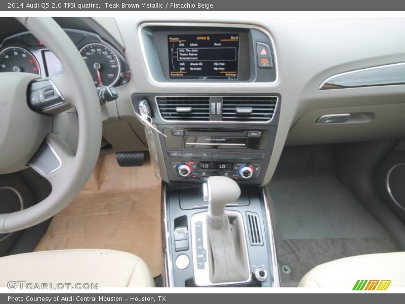 Teak Brown Metallic / Pistachio Beige 2014 Audi Q5 2.0 TFSI quattro