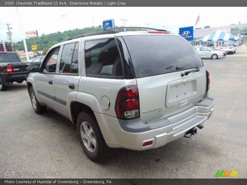 Silverstone Metallic / Light Gray 2005 Chevrolet TrailBlazer LS 4x4