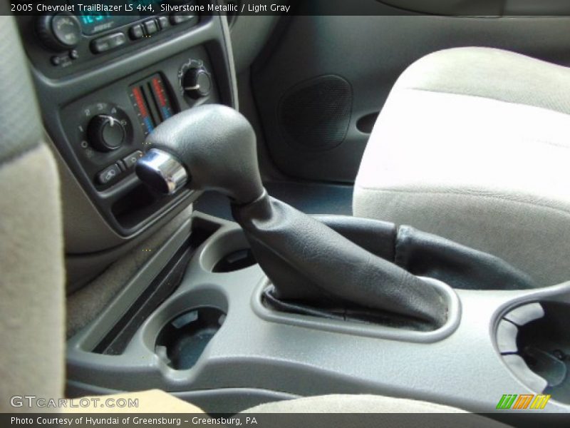 Silverstone Metallic / Light Gray 2005 Chevrolet TrailBlazer LS 4x4