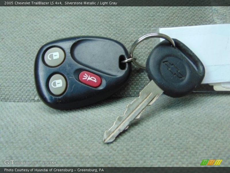 Silverstone Metallic / Light Gray 2005 Chevrolet TrailBlazer LS 4x4