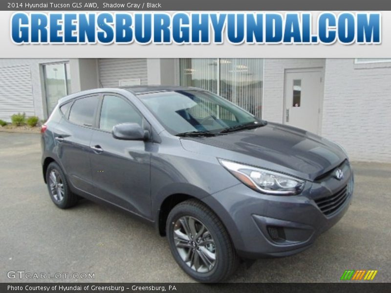 Shadow Gray / Black 2014 Hyundai Tucson GLS AWD