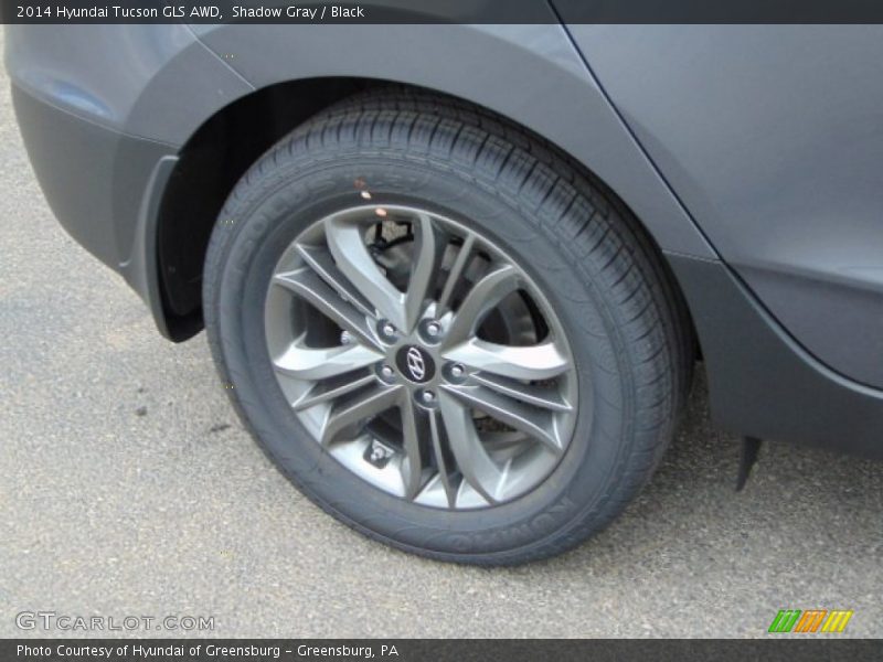Shadow Gray / Black 2014 Hyundai Tucson GLS AWD