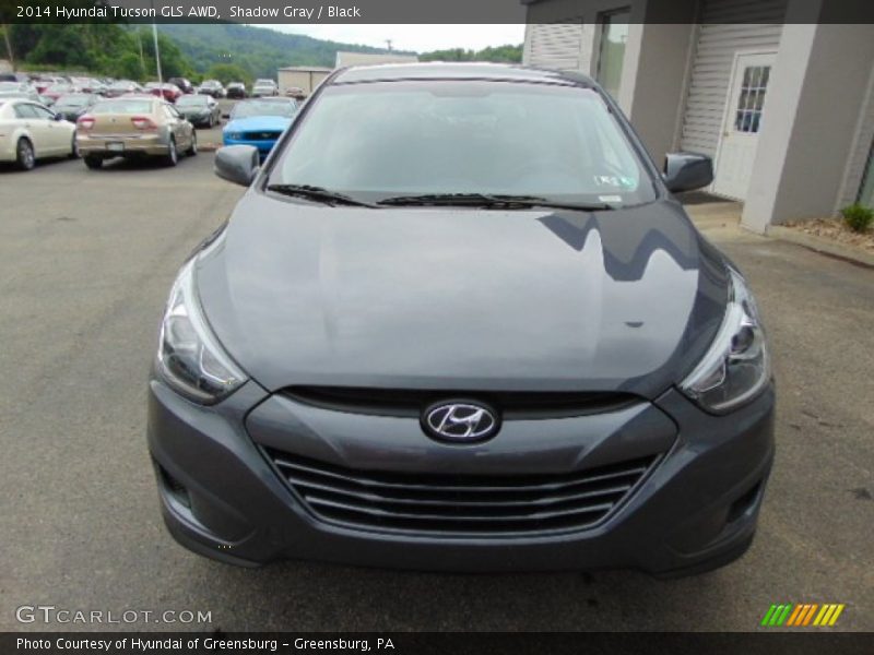Shadow Gray / Black 2014 Hyundai Tucson GLS AWD