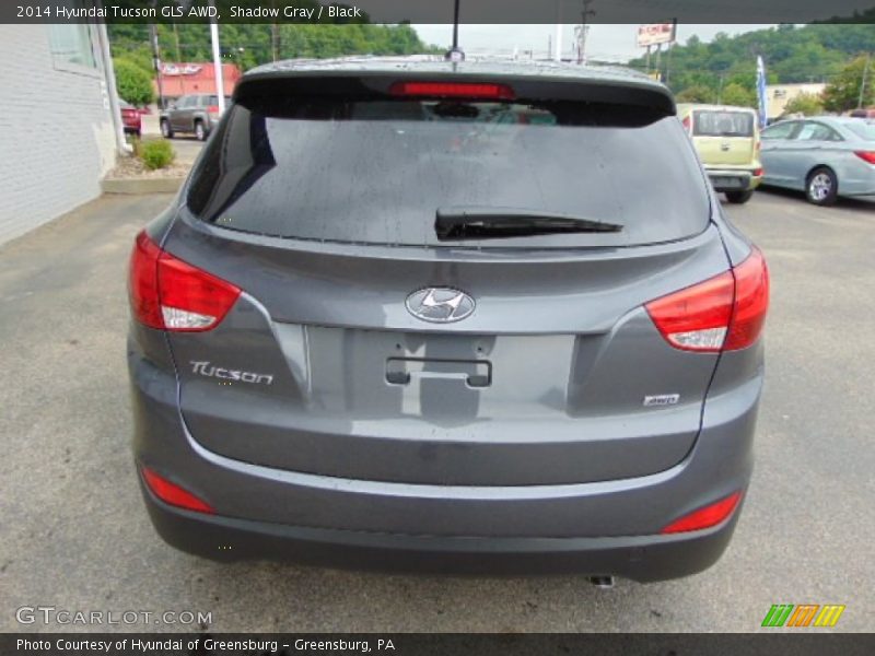 Shadow Gray / Black 2014 Hyundai Tucson GLS AWD
