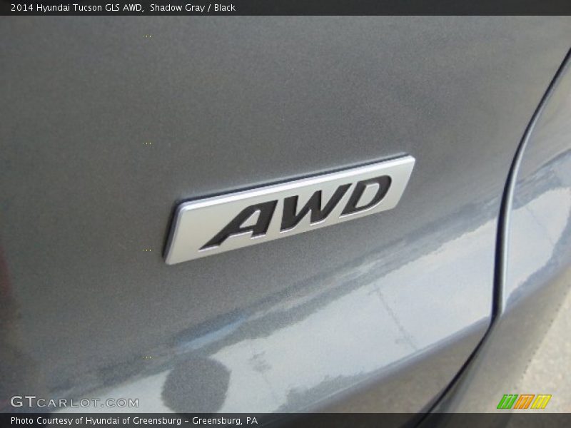 Shadow Gray / Black 2014 Hyundai Tucson GLS AWD