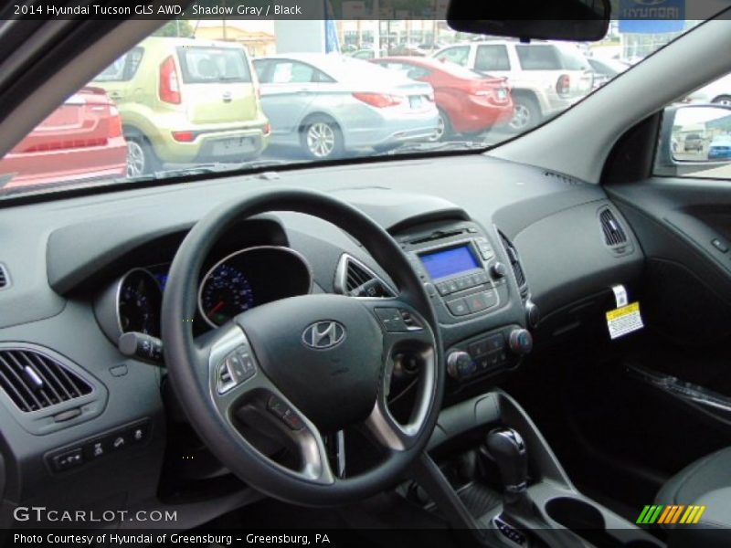Shadow Gray / Black 2014 Hyundai Tucson GLS AWD