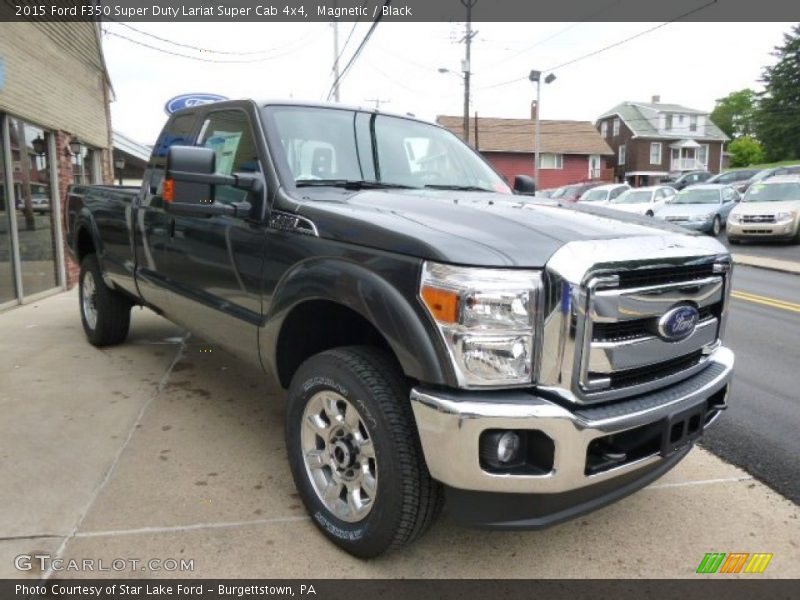 Magnetic / Black 2015 Ford F350 Super Duty Lariat Super Cab 4x4