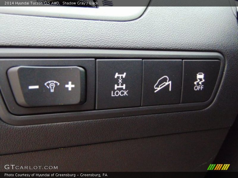 Shadow Gray / Black 2014 Hyundai Tucson GLS AWD