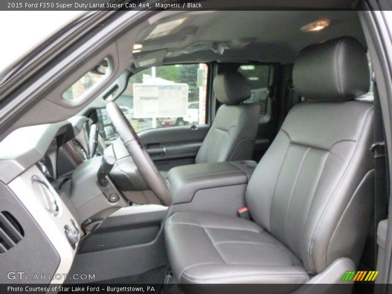 Magnetic / Black 2015 Ford F350 Super Duty Lariat Super Cab 4x4